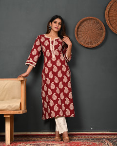 Rimeline Fashion Women Printed A-line Kurta