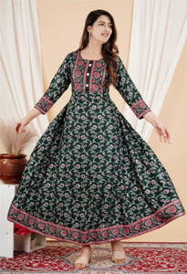 Urami Women Printed Anarkali Kurta