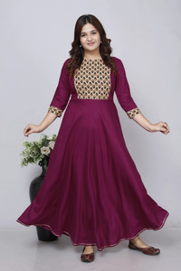 RAAKA Women Printed Anarkali Kurta