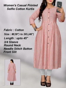 VIVIDH CREATIONSS Women Striped Anarkali Kurta