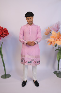 HOUSE OF SANSKRUTI Men Printed Straight Kurta