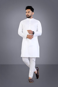 LYPLO Men Kurta Pyjama Set