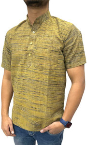 MSF Men Striped Straight Kurta