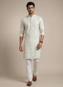 DHASU TRENDZ Men Embellished Straight Kurta