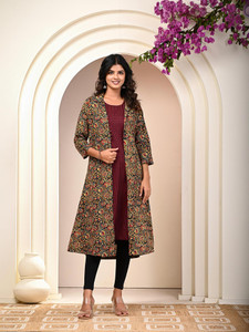 Kannahi Women Printed A-line Kurta