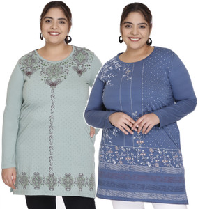 Star Touch Women Printed Flared Kurta