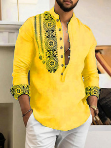 DIMMY Men Printed A-line Kurta