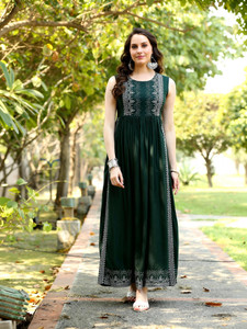 dimonsher Women Printed Flared Kurta