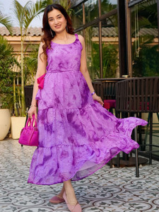 Youthnic Women Dyed/Ombre Anarkali Kurta