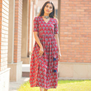 Nocika Women Embroidered Anarkali Kurta