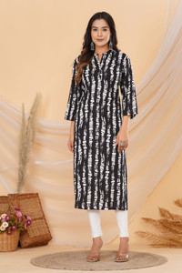 Jai Kurties Women Printed Straight Kurta