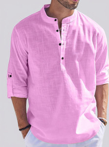 ZARTHA Men Solid Straight Kurta