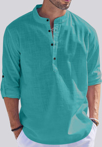 bellstone Men Solid Straight Kurta