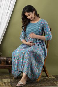 Tulsiram Women Printed Anarkali Kurta