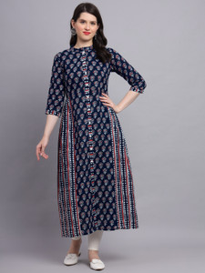 SUBAGI FASHION Women Floral Print A-line Kurta