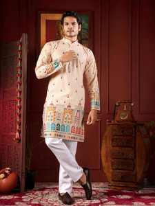 BBS CREATION Men Kurta Pyjama Set