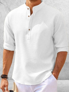 STARVY Men Solid High Low Kurta