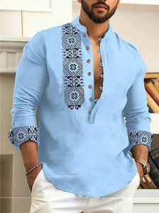 DIMMY Men Printed A-line Kurta