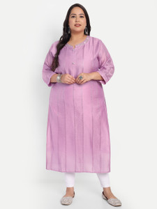 4U Fashion Women Embellished Straight Kurta