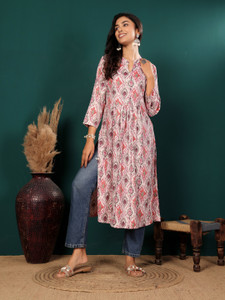 Varanga Women Printed A-line Kurta
