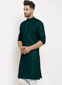 Mitanshu trendz Men Solid Straight Kurta