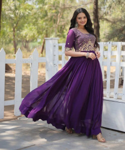 लेज़्ज़्ली महिलाओं के लिए प्रिंटेड गाउन कुर्ता