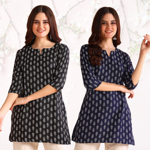 DSK STUDIO Women Floral Print Straight Kurta