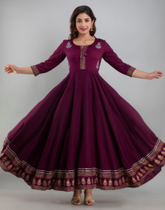 Style N Trend Women Embroidered Anarkali Kurta