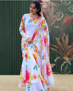 फेबमेट्रो सेल्स महिलाओं के लिए प्रिंटेड गाउन कुर्ता