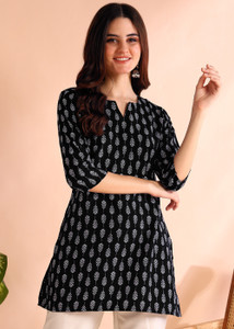 Annsh Apparel Women Printed Straight Kurta