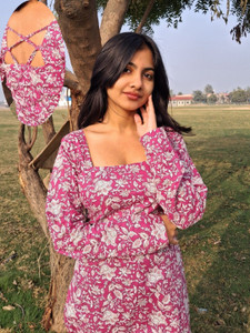 CLANGER Women Printed Straight Kurta