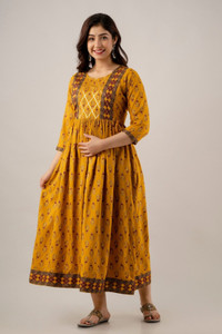 Clothonus Women Printed Anarkali Kurta