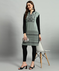 Blushh Collection Women Printed Straight Kurta