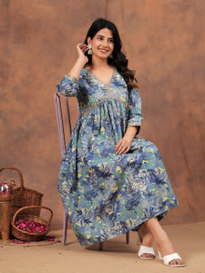 Lakshay Fashion Women Embroidered Anarkali Kurta