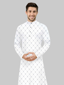 CELLUX Men Printed Straight Kurta