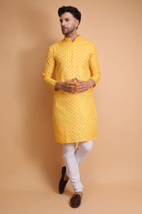 Colorbenz Men Printed Straight Kurta