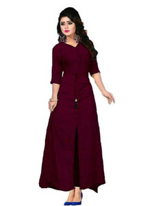 BZ Fashion Women Solid A-line Kurta