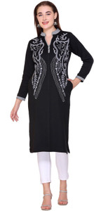 Rosary Women Printed Straight Kurta
