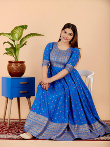 CHARVI CREATION Women Printed Anarkali Kurta