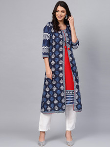 DIVENA Women Printed A-line Kurta