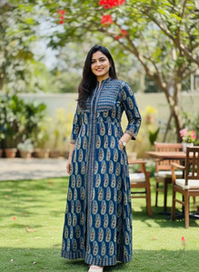 fastallook Women Printed Anarkali Kurta