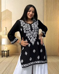 Virass Creation Women Embroidered Tunic Kurta