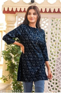 AARTI FASHION Women Printed Straight Kurta