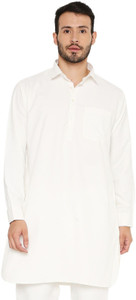 MAHARAJA Men Solid Pathani Kurta