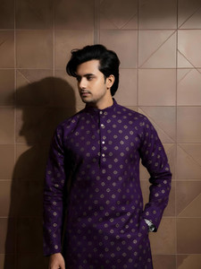 Nirwear creation Men Printed Straight Kurta