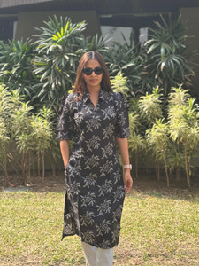 harrica Women Printed A-line Kurta