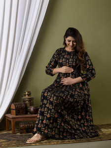 Mialo fashion Women Printed Anarkali Kurta