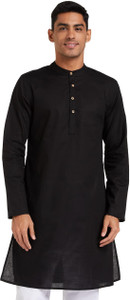 ALMORA Men Solid A-line Kurta