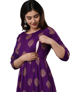 Shaifali Women Printed Flared Kurta