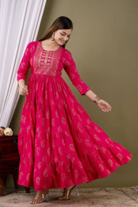 GOPI MOHAN Women Printed Anarkali Kurta